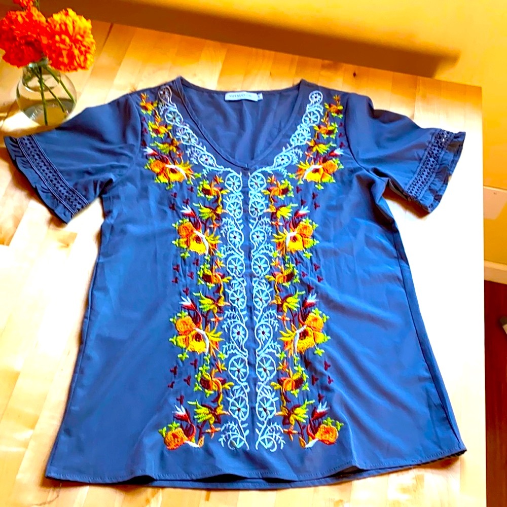 Embroidered blouse
